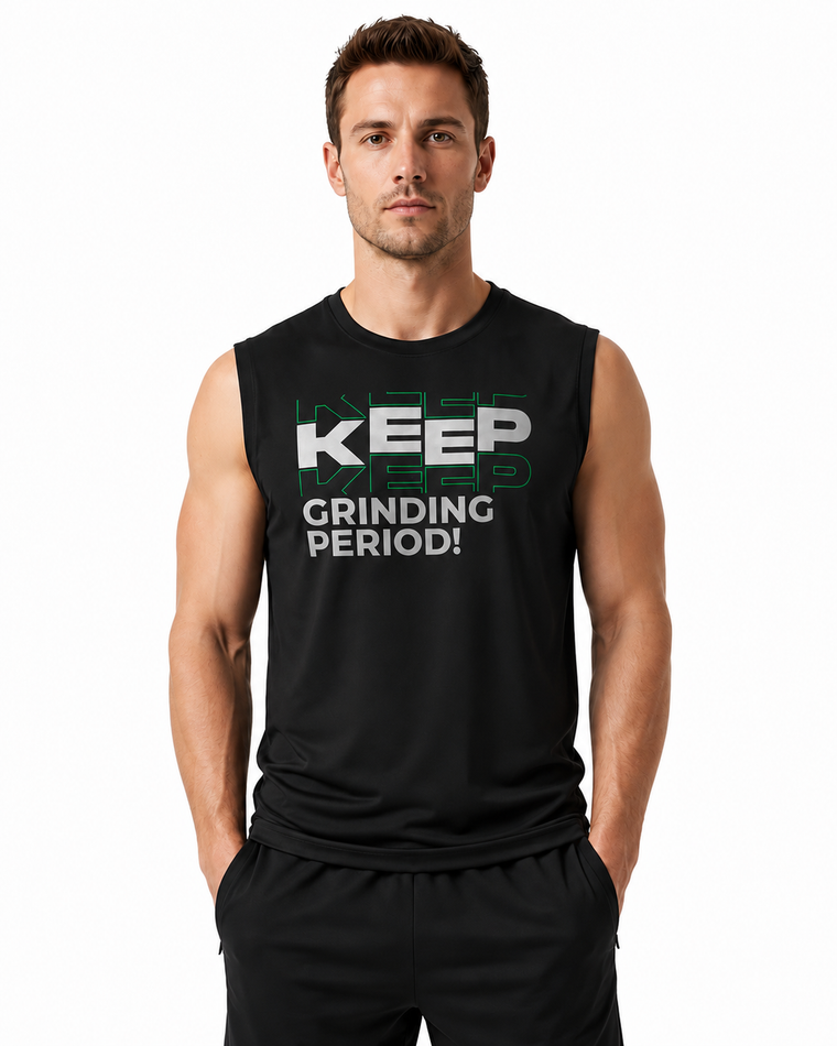 Keep Grinding Sleeveless Shirt
